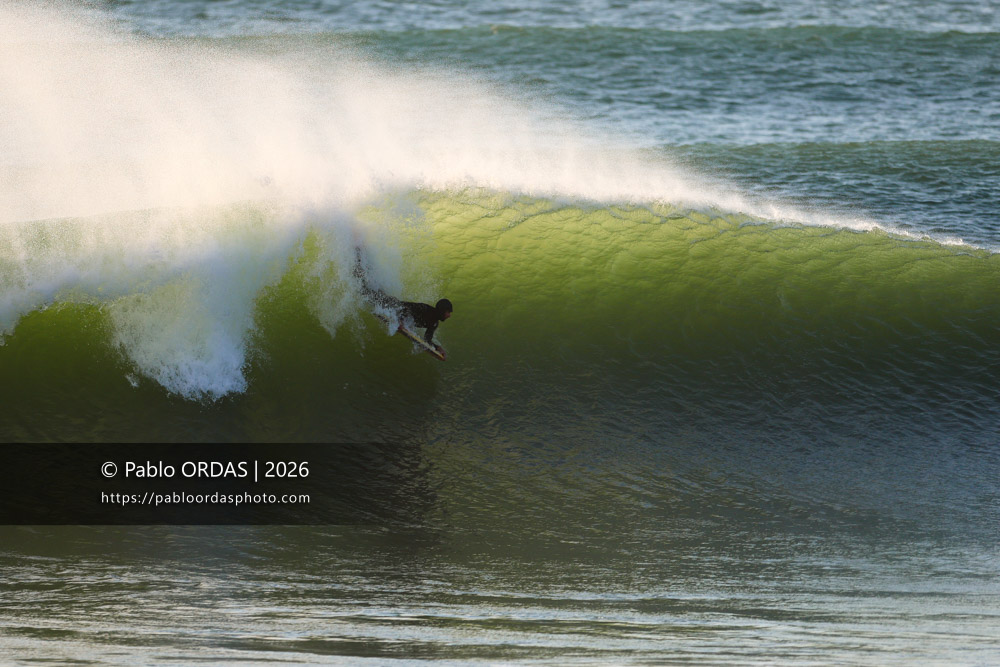 Mael Martinez Danjou, pendant la session du 19 mars 2026 à Anglet, France (Photo Pablo ORDAS)