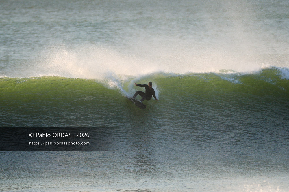 Matias Libier, pendant la session du 19 mars 2026 à Anglet, France (Photo Pablo ORDAS)