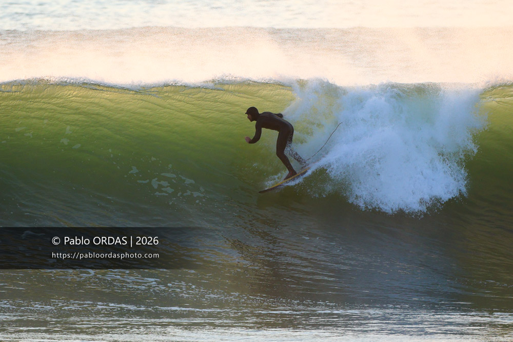 Matias Libier, pendant la session du 19 mars 2026 à Anglet, France (Photo Pablo ORDAS)