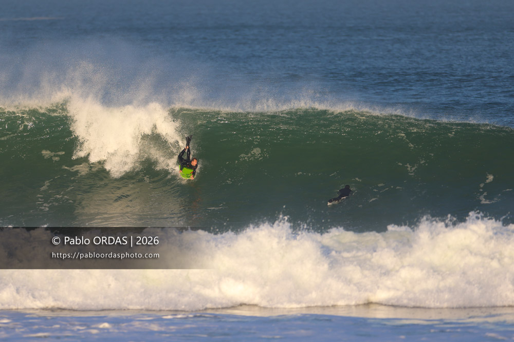 Thibaud Bergé, pendant la session du 20 mars 2026 à Anglet, France (Photo Pablo ORDAS)