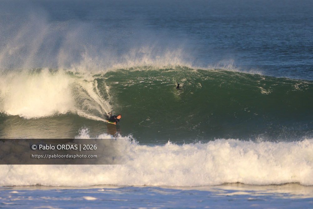 Thibaud Bergé, pendant la session du 20 mars 2026 à Anglet, France (Photo Pablo ORDAS)