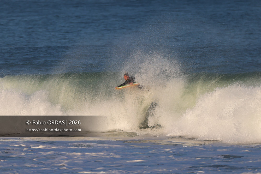Thibaud Bergé, pendant la session du 20 mars 2026 à Anglet, France (Photo Pablo ORDAS)