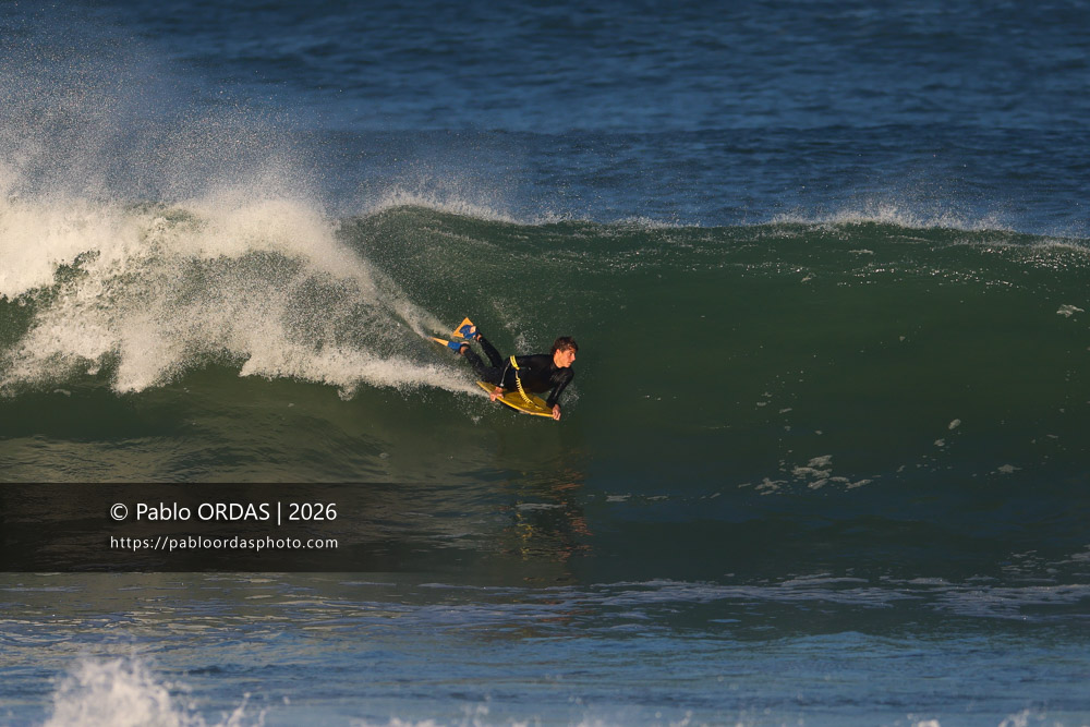 Mael Martinez Danjou, pendant la session du 20 mars 2026 à Anglet, France (Photo Pablo ORDAS)