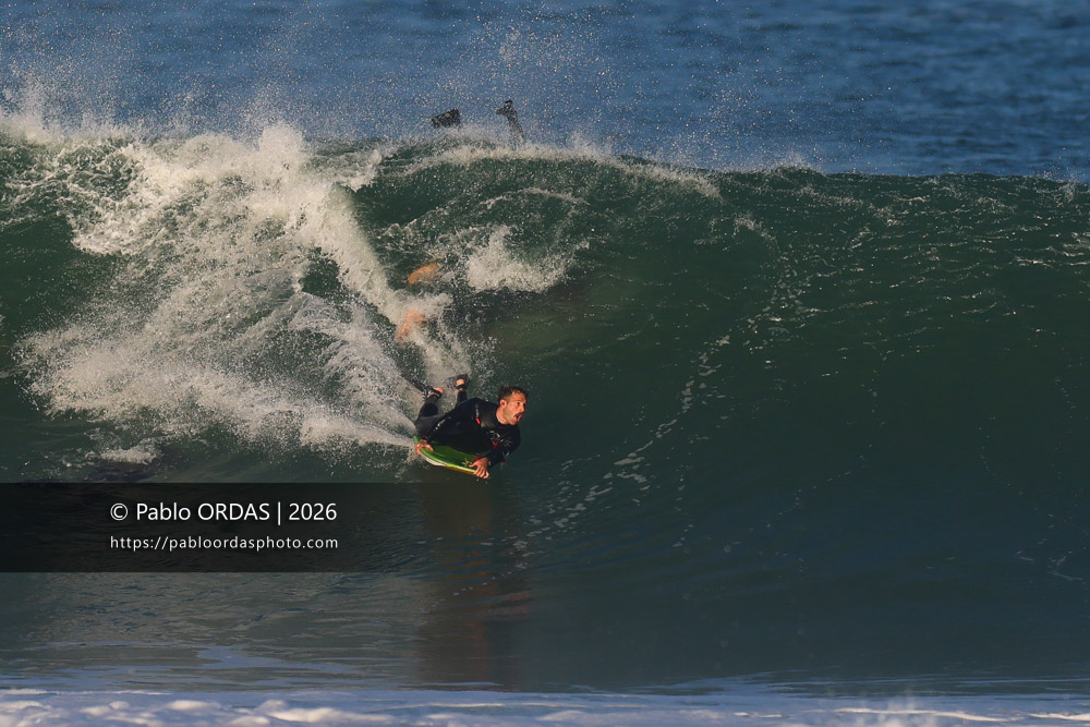 Thibaud Bergé, pendant la session du 20 mars 2026 à Anglet, France (Photo Pablo ORDAS)