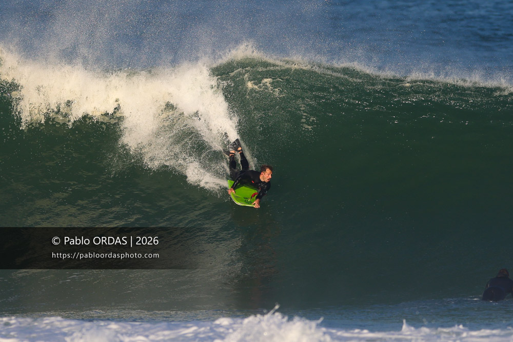 Thibaud Bergé, pendant la session du 20 mars 2026 à Anglet, France (Photo Pablo ORDAS)