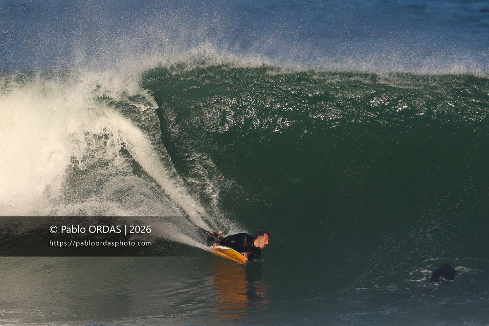 Thibaud Bergé, pendant la session du 20 mars 2026 à Anglet, France (Photo Pablo ORDAS)