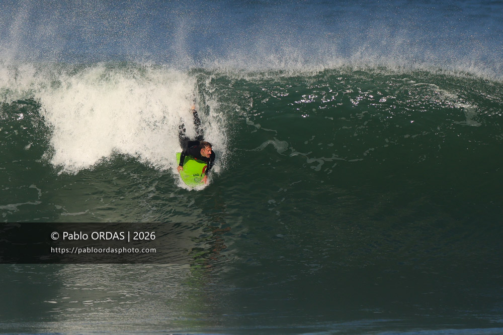 Thibaud Bergé, pendant la session du 20 mars 2026 à Anglet, France (Photo Pablo ORDAS)