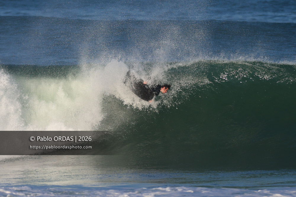 Léo Laudouard, pendant la session du 20 mars 2026 à Anglet, France (Photo Pablo ORDAS)