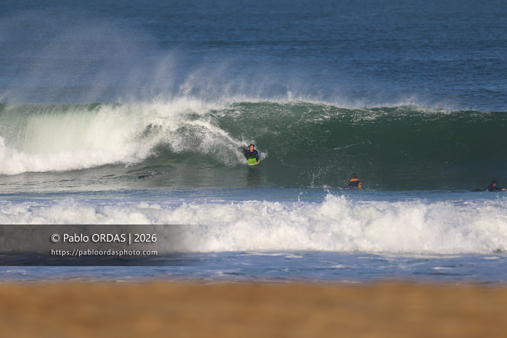 Thibaud Bergé, pendant la session du 20 mars 2026 à Anglet, France (Photo Pablo ORDAS)