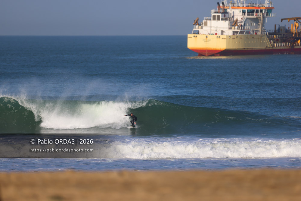 Anthony Artola, pendant la session du 20 mars 2026 à Anglet, France (Photo Pablo ORDAS)