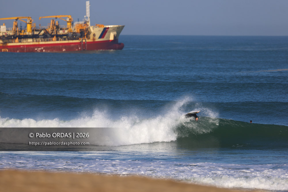 Mael Martinez Danjou, pendant la session du 20 mars 2026 à Anglet, France (Photo Pablo ORDAS)