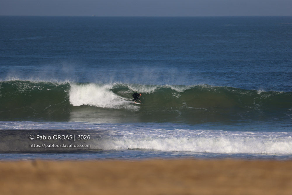 Oskar Dumora, pendant la session du 20 mars 2026 à Anglet, France (Photo Pablo ORDAS)