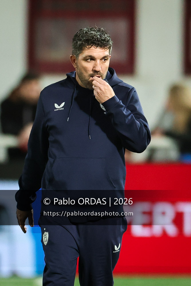 Yoann Boulanger, lors du match de Pro D2 entre le Biarritz olympique et Vannes, le 21 février 2026 au stade Aguiléra de Biarritz, France (Photo Pablo ORDAS)