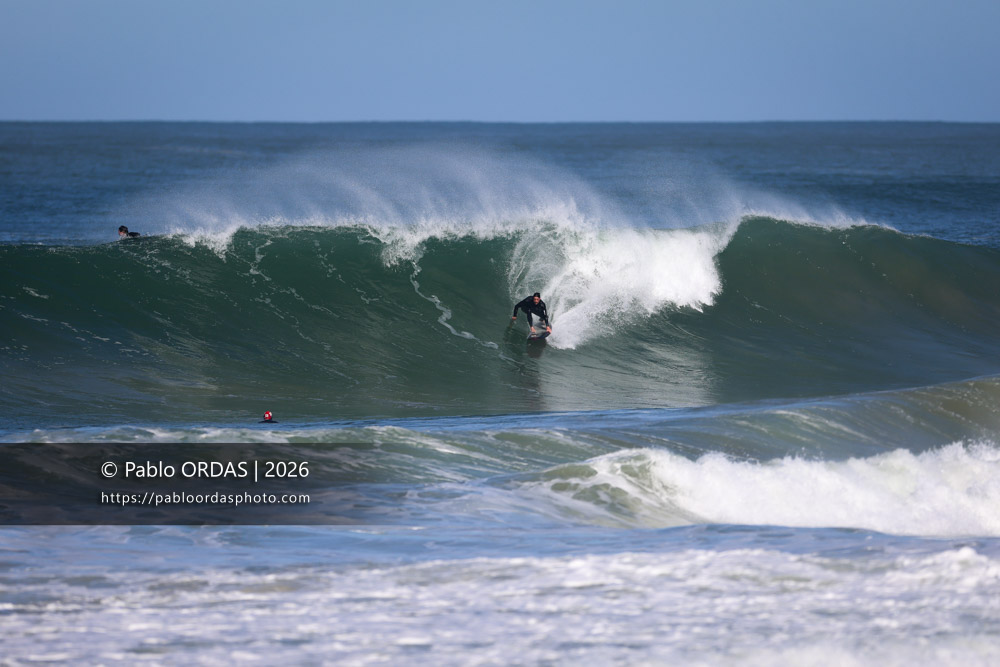 Lucas Espil, pendant la session du 1er mars 2026 à Anglet, France (Photo Pablo ORDAS)