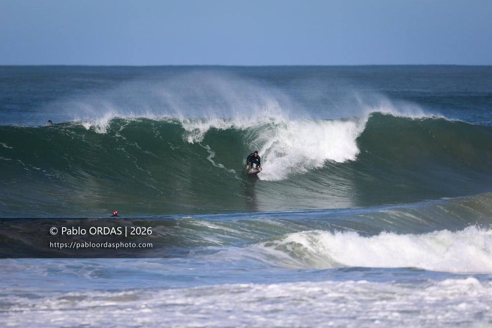Lucas Espil, pendant la session du 1er mars 2026 à Anglet, France (Photo Pablo ORDAS)