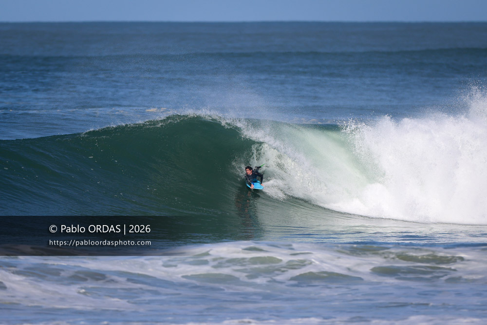 Léo Laudouard, pendant la session du 1er mars 2026 à Anglet, France (Photo Pablo ORDAS)