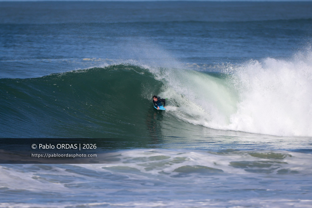 Léo Laudouard, pendant la session du 1er mars 2026 à Anglet, France (Photo Pablo ORDAS)