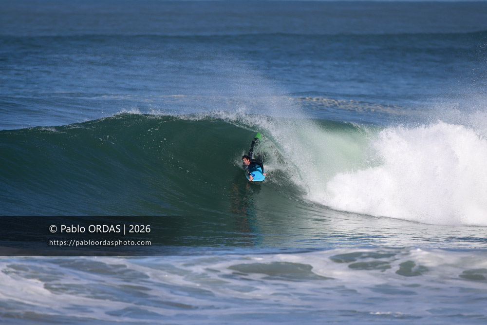 Léo Laudouard, pendant la session du 1er mars 2026 à Anglet, France (Photo Pablo ORDAS)