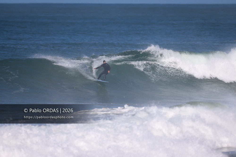 Anthony Artola, pendant la session du 1er mars 2026 à Anglet, France (Photo Pablo ORDAS)