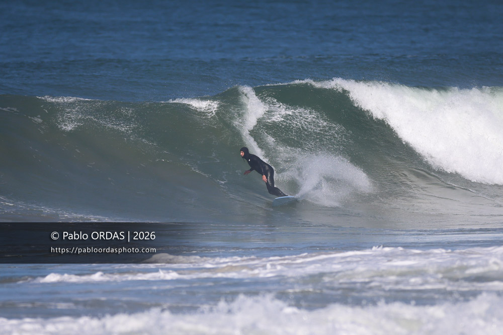 Anthony Artola, pendant la session du 1er mars 2026 à Anglet, France (Photo Pablo ORDAS)