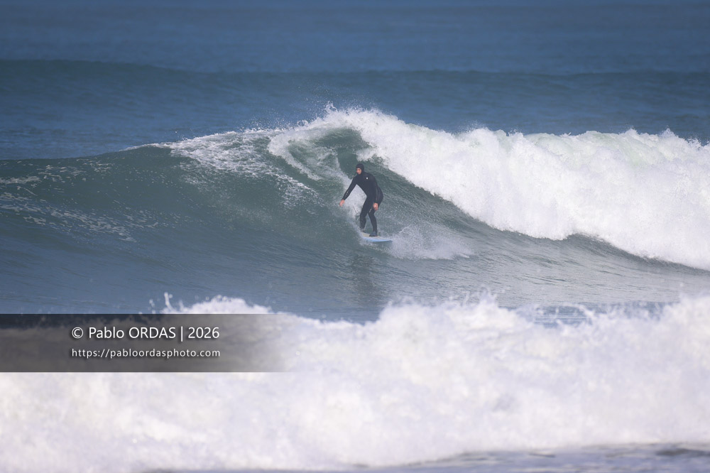 Anthony Artola, pendant la session du 1er mars 2026 à Anglet, France (Photo Pablo ORDAS)