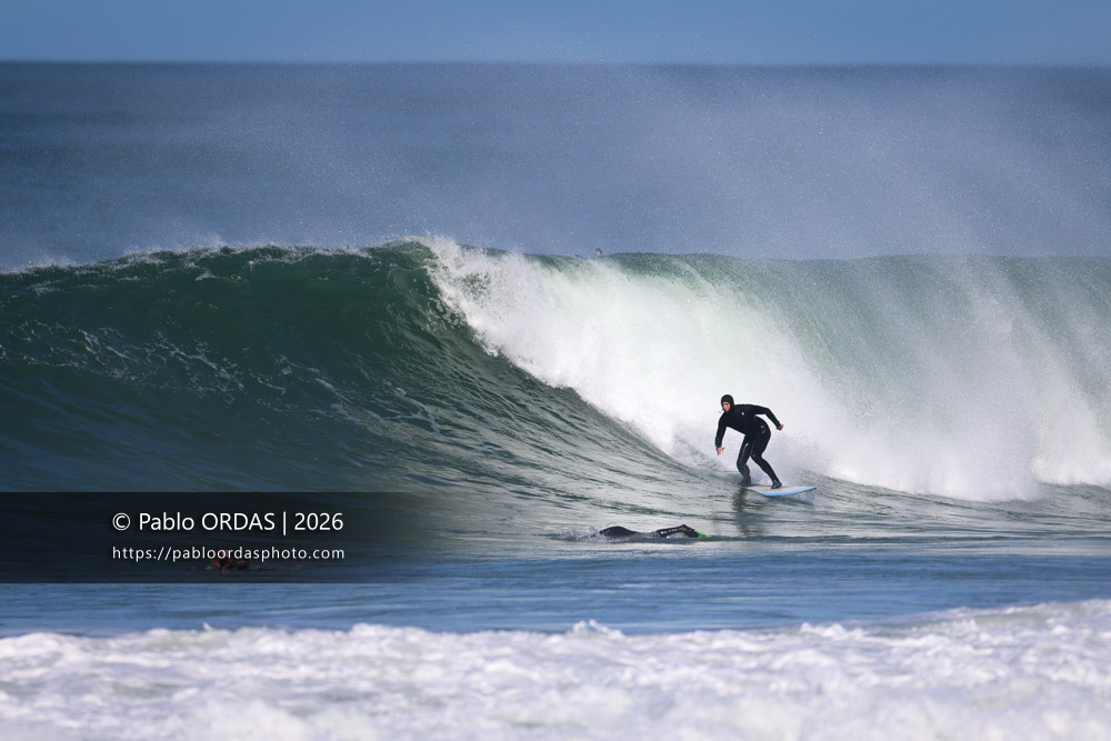 Anthony Artola, pendant la session du 1er mars 2026 à Anglet, France (Photo Pablo ORDAS)