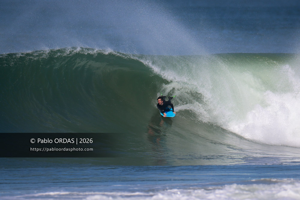 Léo Laudouard, pendant la session du 1er mars 2026 à Anglet, France (Photo Pablo ORDAS)