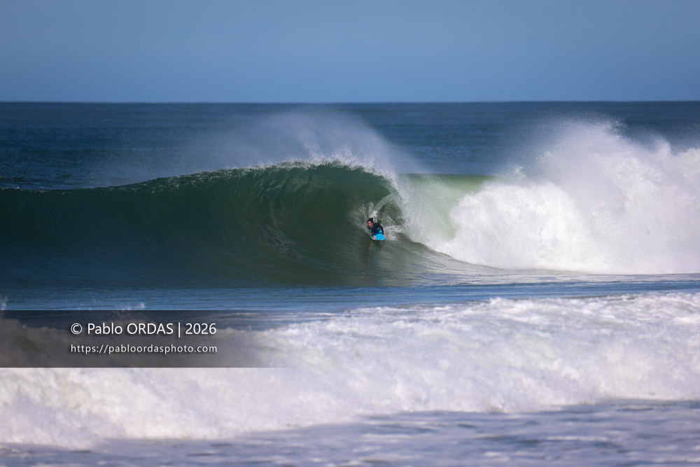 Léo Laudouard, pendant la session du 1er mars 2026 à Anglet, France (Photo Pablo ORDAS)