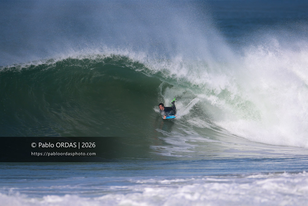 Léo Laudouard, pendant la session du 1er mars 2026 à Anglet, France (Photo Pablo ORDAS)
