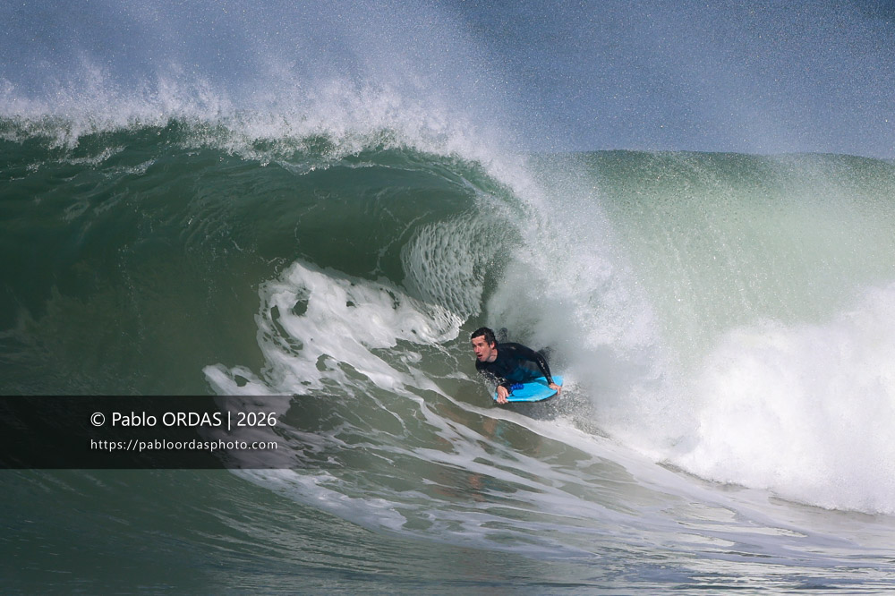Léo Laudouard, pendant la session du 1er mars 2026 à Anglet, France (Photo Pablo ORDAS)