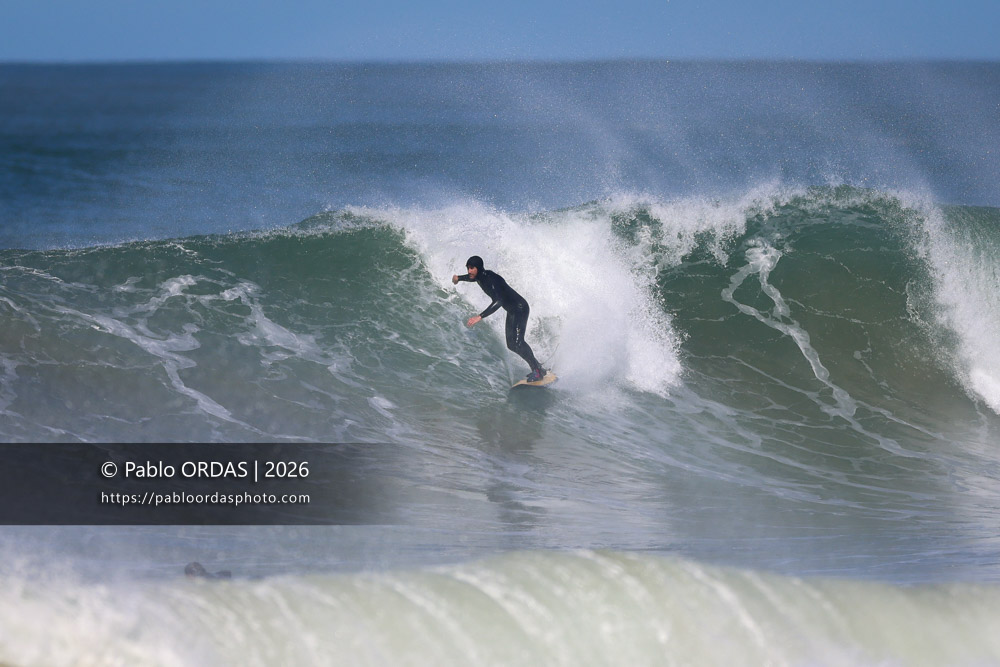 Matias Libier, pendant la session du 1er mars 2026 à Anglet, France (Photo Pablo ORDAS)