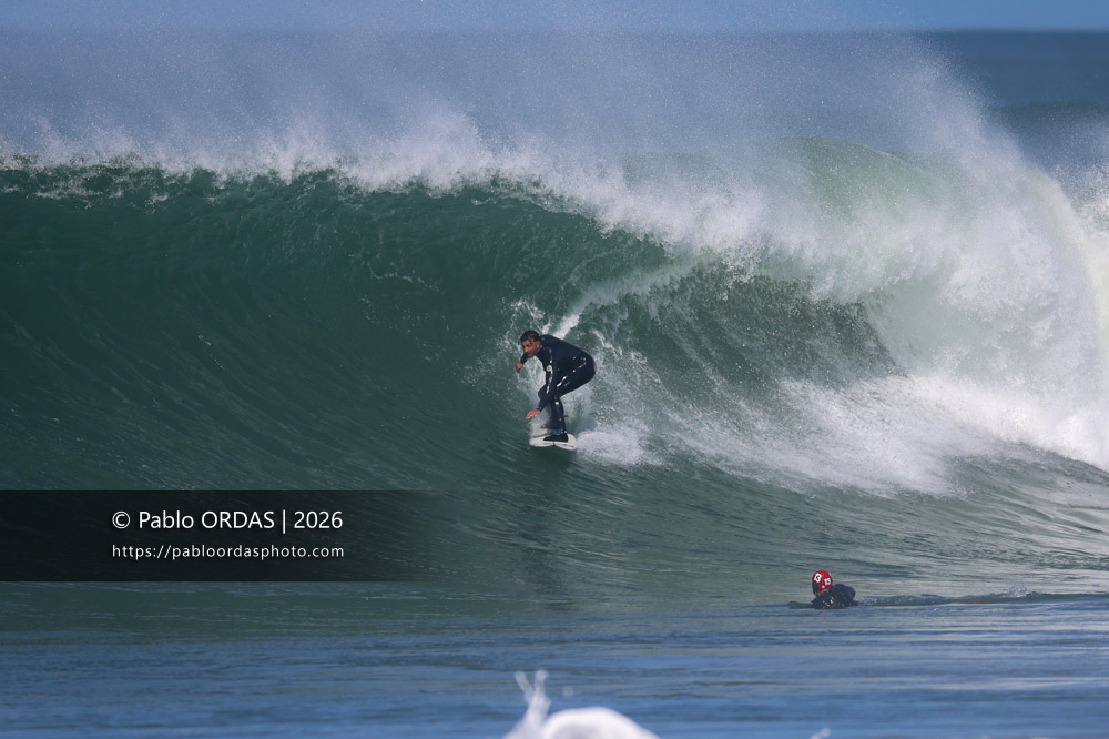 Tom Juniver, pendant la session du 1er mars 2026 à Anglet, France (Photo Pablo ORDAS)
