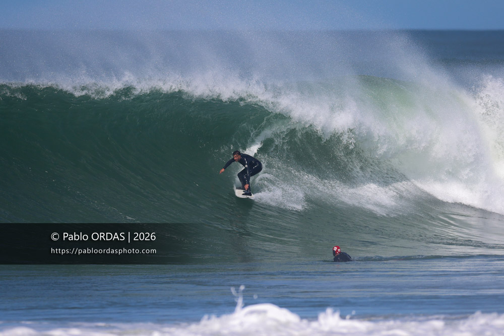 Tom Juniver, pendant la session du 1er mars 2026 à Anglet, France (Photo Pablo ORDAS)