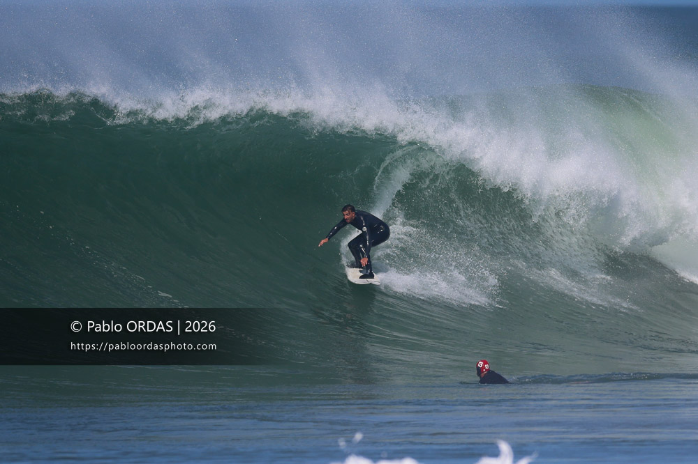 Tom Juniver, pendant la session du 1er mars 2026 à Anglet, France (Photo Pablo ORDAS)