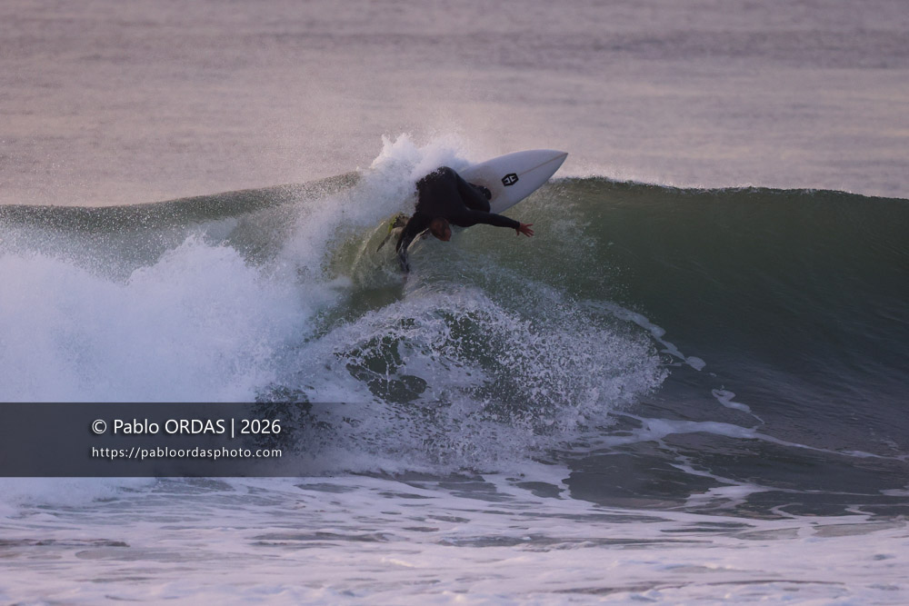 Thomas Bady, pendant la session du 2 mars 2026 à Anglet, France (Photo Pablo ORDAS)
