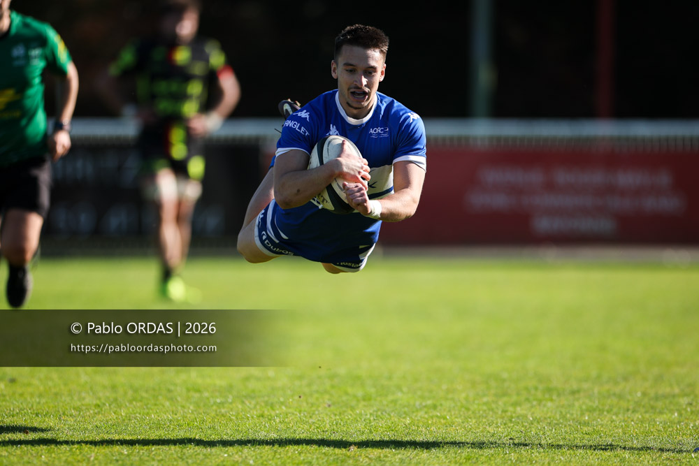 Rugby (Nationale 2) : Anglet olympique – RC Orléans