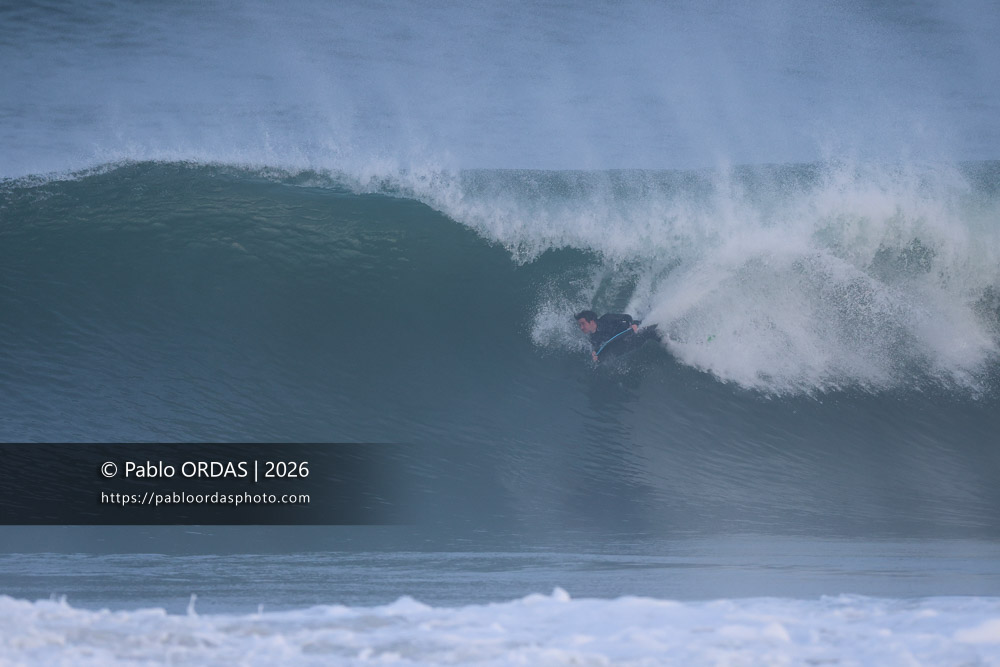 Léo Laudouard, pendant la session du 4 mars 2026 à Anglet, France (Photo Pablo ORDAS)