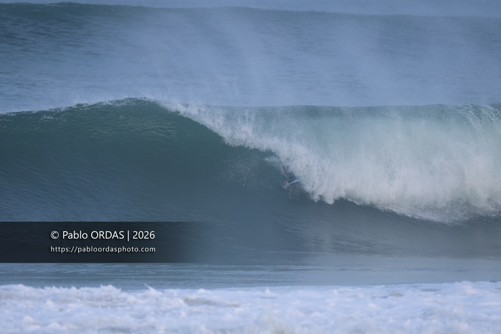 Léo Laudouard, pendant la session du 4 mars 2026 à Anglet, France (Photo Pablo ORDAS)