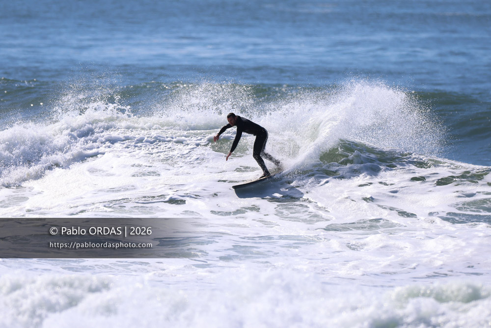 Matias Libier, pendant la session du 4 avril 2026 à Anglet, France (Photo Pablo ORDAS)