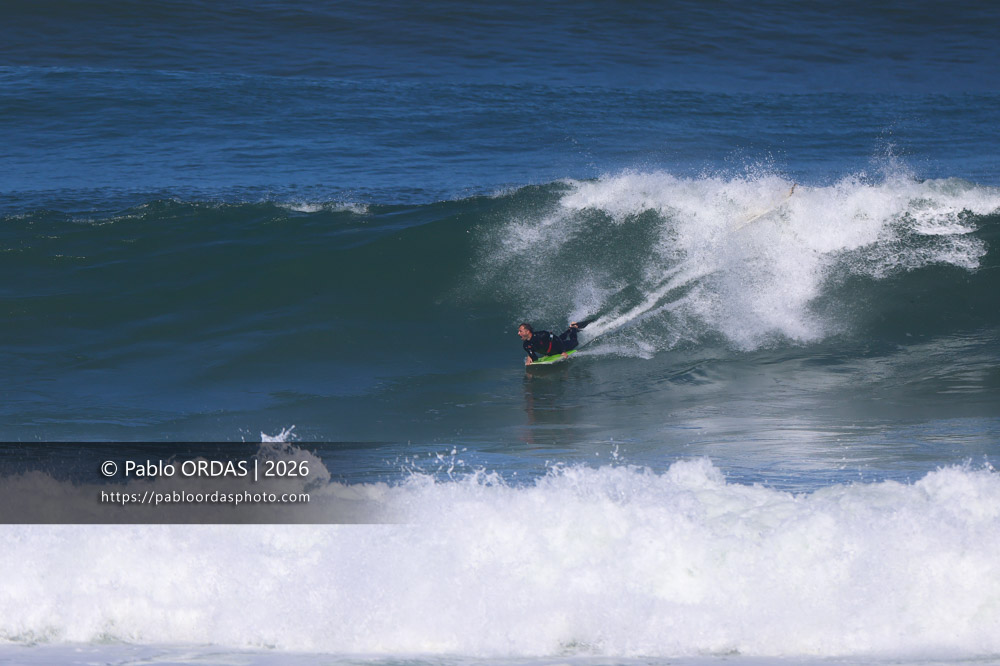 Thibaud Bergé, pendant la session du 6 avril 2026 à Anglet, France (Photo Pablo ORDAS)