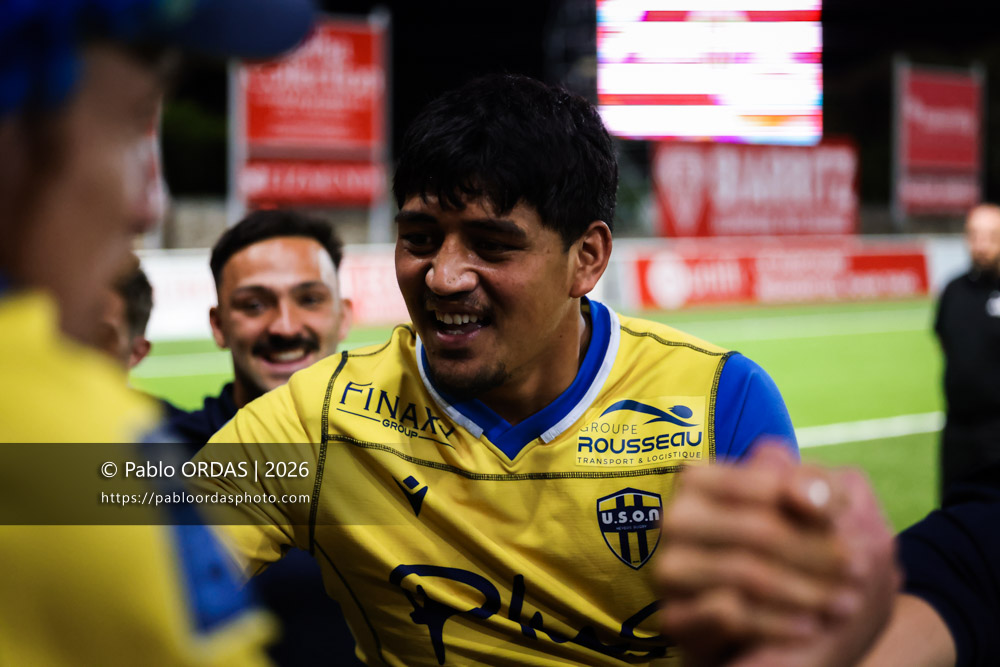 Chris Gabriel, lors du match de Pro D2 entre le Biarritz olympique et Nevers, le 10 avril 2026 au stade Aguiléra de Biarritz, France (Photo Pablo ORDAS)