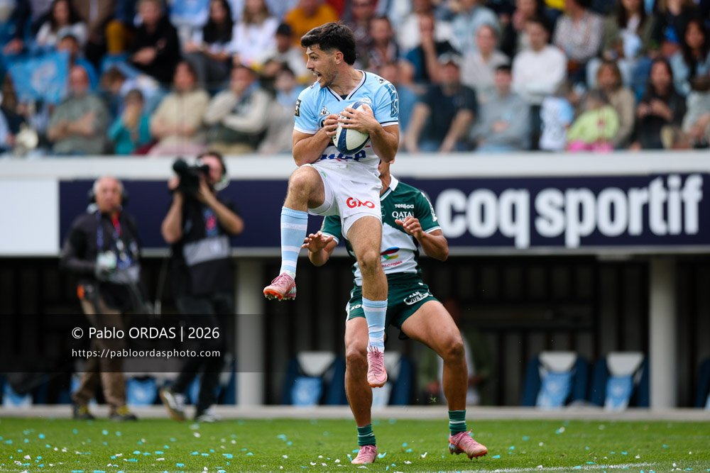 Yohan Orabé, lors du match de Top 14 entre l'Aviron bayonnais et la Section paloise, le 18 avril 2026 au stade Jean Dauger de Bayonne, France (Photo Pablo ORDAS)