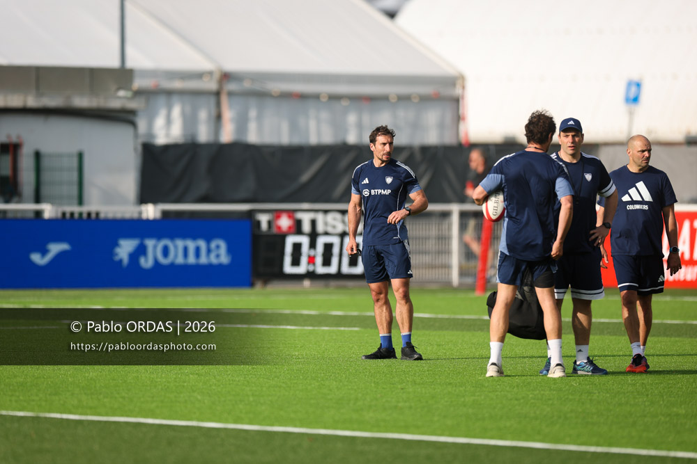 Antoine Nicot, lors du match de Pro D2 entre le Biarritz olympique et Colomiers, le 24 avril 2026 au stade Aguiléra de Biarritz, France (Photo Pablo ORDAS)