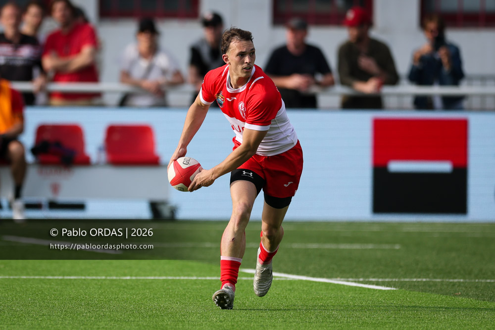 Nicolas Elissondo, lors du match de Pro D2 entre le Biarritz olympique et Colomiers, le 24 avril 2026 au stade Aguiléra de Biarritz, France (Photo Pablo ORDAS)