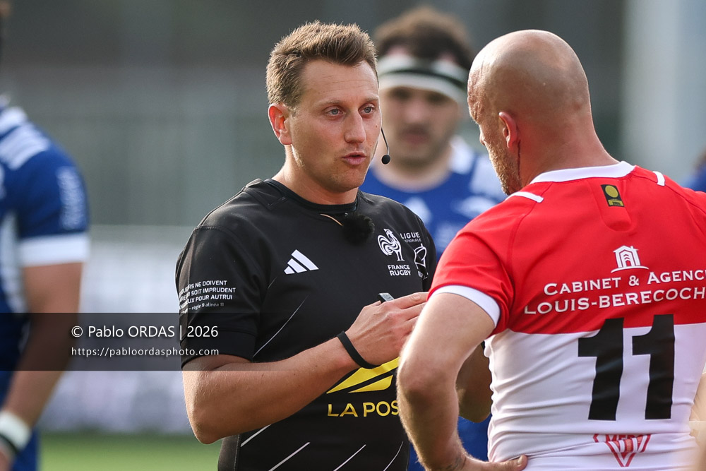 Kévin Bralley, lors du match de Pro D2 entre le Biarritz olympique et Colomiers, le 24 avril 2026 au stade Aguiléra de Biarritz, France (Photo Pablo ORDAS)