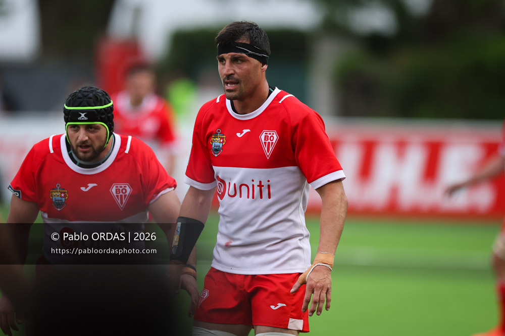Rémi Bourdeau, lors du match de Pro D2 entre le Biarritz olympique et Colomiers, le 24 avril 2026 au stade Aguiléra de Biarritz, France (Photo Pablo ORDAS)