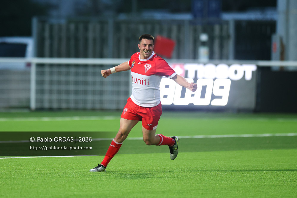 Edgar Retière, lors du match de Pro D2 entre le Biarritz olympique et Colomiers, le 24 avril 2026 au stade Aguiléra de Biarritz, France (Photo Pablo ORDAS)