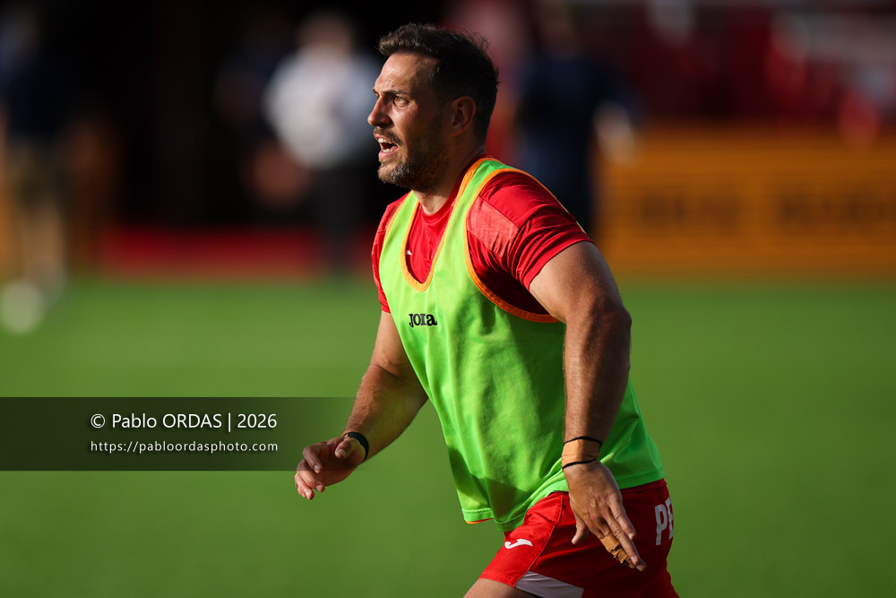 Kylian Jaminet, lors du match de Pro D2 entre le Biarritz olympique et Nevers, le 10 avril 2026 au stade Aguiléra de Biarritz, France (Photo Pablo ORDAS)