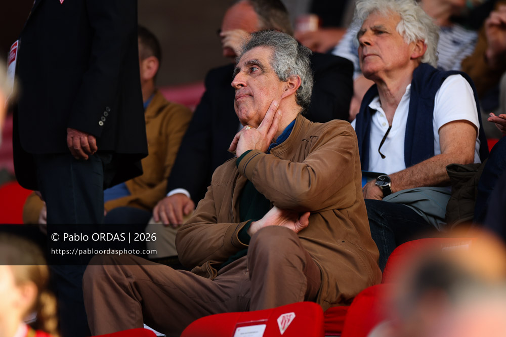 Patrick Destizon, lors du match de Pro D2 entre le Biarritz olympique et Nevers, le 10 avril 2026 au stade Aguiléra de Biarritz, France (Photo Pablo ORDAS)