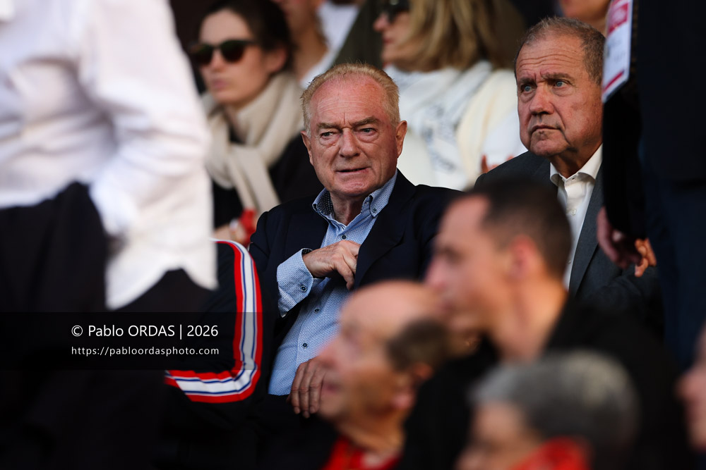 Patrick Arrosteguy, lors du match de Pro D2 entre le Biarritz olympique et Nevers, le 10 avril 2026 au stade Aguiléra de Biarritz, France (Photo Pablo ORDAS)